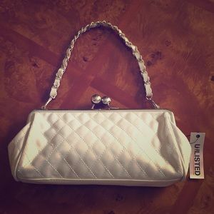 Unlisted Creme & silver bag